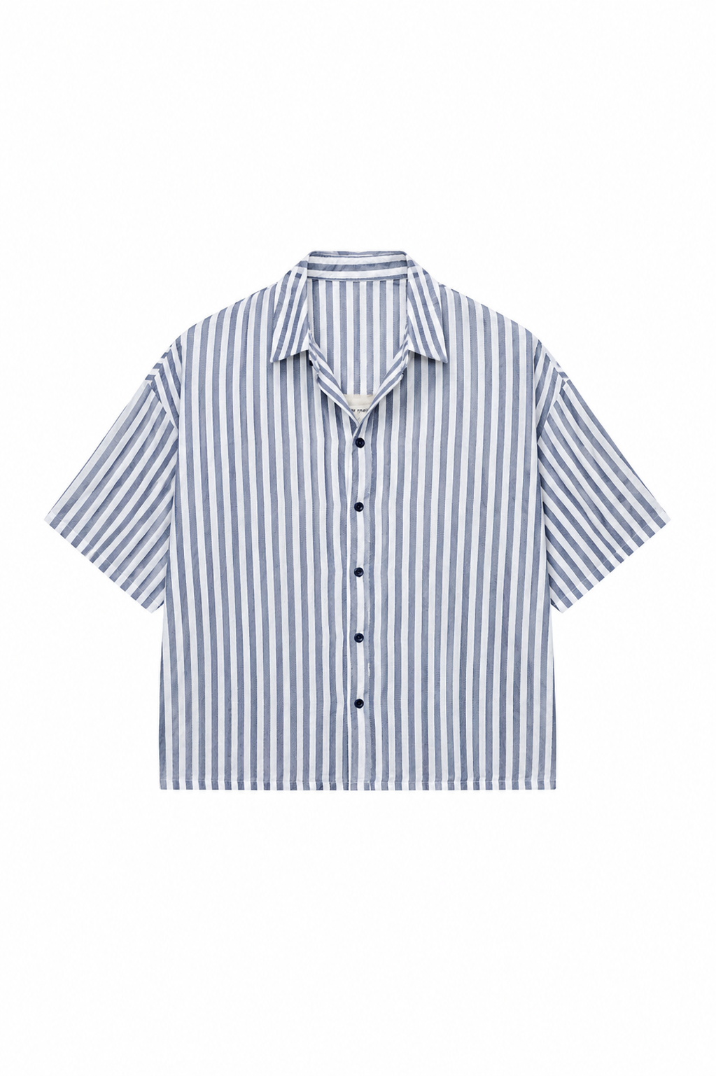 BOXY FIT LINED SHIRT