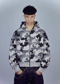 CAMO ZIPPER HOODIE